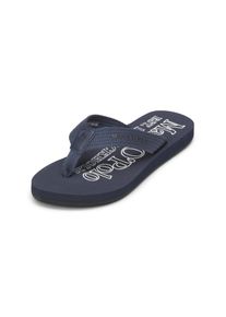 Marc O'Polo MARC O'POLO Damen Strandschuh "mit gewebtem Riemen", Gr. 41, blau, Obermaterial: 100% Polyester, unifarben, Schuhe