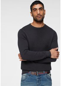Lerros Herren Strickpullover, blau, Gr. XXL, Strick, Obermaterial: 100% Baumwolle, Pullover, in klassischer Optik