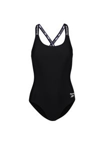 Reebok Damen Badeanzug "Clara", schwarz, feminin, Gr. S, Polyamid, Elasthan, Badeanzüge, mit Knitter- und Abriebsfestigkeit