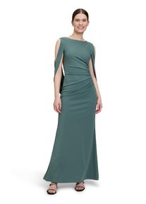 Vera Mont Damen Abendkleid "Vera Mont Abendkleid mit Spitze", grün, elegant, Gr. 48, Cru00eape, Spitze, Obermaterial: 95% Polyester, 5% Elasthan.