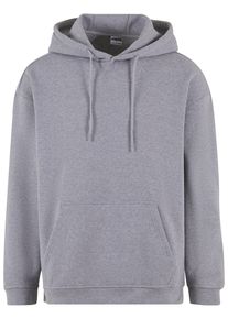 Urban Classics Herren Kapuzensweatshirt "Urban Classics Basic Oversized Hoody", grau, Gr. M, unifarben, 80% Baumwolle, 20% Polyester, Sweatshirts