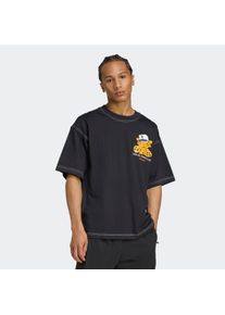 Herren T-Shirt "GRAPHIC OS SS T", schwarz, sportlich, Gr. M, adidas originals, Obermaterial: 100% Baumwolle, Shirts