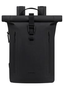 Samsonite Laptoprucksack "COATIFY BIZ ROLLTOP BACKPACK 15.6"", schwarz, Polyester, unifarben, klassisch, Rucksäcke, Rucksack Freizeitrucksack