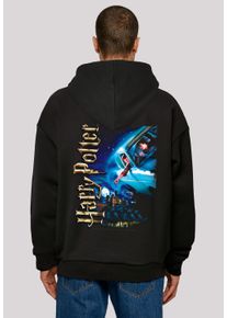 F4NT4STIC Herren Kapuzenpullover "Harry Potter Hogwarts", schwarz, casual, Gr. XL, Obermaterial: 100% Baumwolle, Pullover, Print