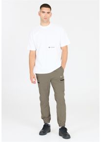 Virtus Herren Sweathose "Ayden", grau, casual, Gr. L, unifarben, 92% Polyamid, 8% Elasthan, Hosen, im funktionalen Cargo-Design