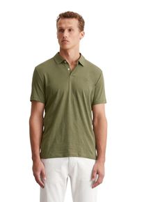 Marc O'Polo MARC O'POLO Herren Poloshirt "in softer Slub-Jersey-Qualität"oak ash, casual, Gr. L, unifarben, Obermaterial: 100% Baumwolle, Shirts