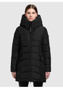 Khujo Damen Steppmantel "FREYA", schwarz, modisch, Gr. S, unifarben, Steppware, Obermaterial: 100% Polyester. Futter: 100% Polyester. Wattierung: