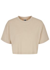 Urban Classics Herren T-Shirt "Urban Classics Damen Ladies Short Oversized Tee", beige, klassisch, Gr. 5XL, unifarben, 100% Baumwolle, Shirts
