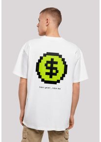 F4NT4STIC Herren T-Shirt "SIlvester Party Happy People Only", weiß, casual, Gr. XL, Obermaterial: 100% Baumwolle, Shirts, Print
