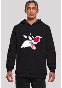 F4NT4STIC Herren Sweatshirt "Hoodie 'Looney Tunes Sylvester'", schwarz, casual, Gr. 4XL, Obermaterial: 65% Baumwolle, 35% Polyester, Sweatshirts,
