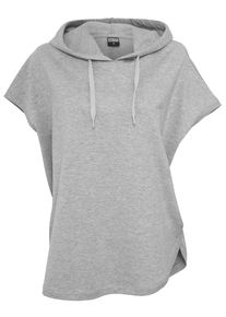 Urban Classics Damen Rundhalspullover "Urban Classics Damen Ladies Sleeveless Terry Hoody", grau, casual, Gr. M, unifarben, 100% Baumwolle, Pullover