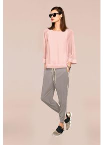 Heine Damen Blusenshirt "Blusenshirt", beige, Gr. 44, unifarben, 100% Polyester, Unterteil:5% Elasthan, 95% Viskose, Shirts
