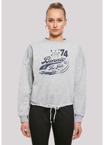 F4NT4STIC Damen Sweatshirt "Elton John Bennie And The Jets", grau, casual, Gr. L, Obermaterial: 65% Baumwolle, 35% Polyester, Sweatshirts, Musik,