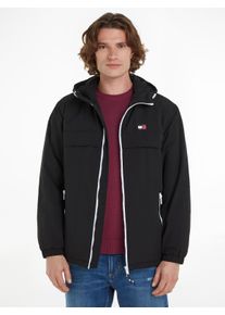Tommy Jeans Herren Outdoorjacke "TJM PADDED SOLID CHICAGO EXT", schwarz, casual, Gr. XL, Web, Obermaterial: 100% Polyamid. Futter: 100% Polyester.