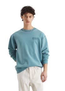 Marc O'Polo Herren Sweatshirt "aus reiner Bio-Baumwolle", blau, sportlich, Gr. XL, MARC O'POLO DENIM, unifarben, Obermaterial: 100% Baumwolle, Sweatshirts