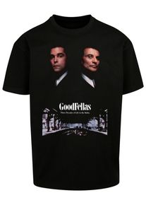 Herren T-Shirt "Upscale by Mister Tee Herren Goodfellas Poster Oversize Tee", schwarz, casual, Gr. S, UPSCALE BY MISTER TEE, bedruckt, 100%