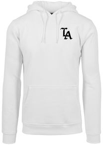 MisterTee Herren Sweatshirt "MisterTee Herren LA Hoody", weiß, Gr. M, bedruckt, 65% Baumwolle, 35% Polyester, Sweatshirts