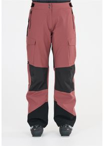 SLOPE Damen Skihose "Bandone", rot, sportlich, Gr. XXS, unifarben, 100% Polyester, Hosen, mit wasserabweisender Membran