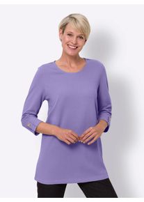 Classic Basics Damen Longshirt "Longshirt", lila, Gr. 38, unifarben, 100% Baumwolle, Shirts
