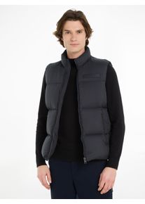 Tommy Hilfiger Herren Daunenweste, blau, casual, Gr. L, Obermaterial: 100% Nylon. Wattierung: 70% Daunen, 30% Federn, Westen