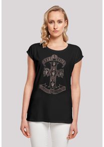 F4NT4STIC Damen T-Shirt "Guns 'n' Roses Hard Rock Musik Band", schwarz, casual, Gr. XXXL, Obermaterial: 100% Baumwolle, Shirts, Premium Qualität