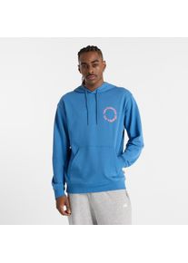 New Balance Herren Kapuzensweatshirt "Circular Logo Hoodie"sea stone (497), sportlich, Gr. XL, Obermaterial: 60% Baumwolle, 40% Polyester, Sweatshirts