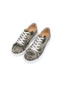 DOGO Damen Plateausneaker "Myra Flammarion Damen Sneaker / Female", Gr. 39, bunt, Lederimitat, Schuhe, Vegan