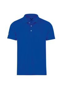 TRIGEMA Herren Poloshirt "TRIGEMA Klassisches Poloshirt COOLMAX", blau, sportlich, Gr. L, 100% Polyester (recycelt), Shirts