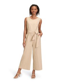 Betty Barclay Damen Overall "Betty Barclay Jumpsuit mit Eingrifftaschen", beige, feminin, Gr. 36, Obermaterial: 33% Baumwolle, 33% Polyester, 18%