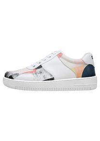 DOGO Damen Sneaker "Dice Sneakers Geometric Shapes Damen Sneaker / Female", Gr. 39, weiß, Lederimitat, Schuhe, Vegan