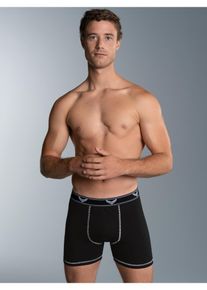 TRIGEMA Herren Boxer "TRIGEMA Bequeme Pants mit Webgummibund", Gr. XS, schwarz, 95% Baumwolle, 5% Elastan, Unterhosen