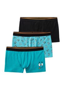 Kinder Boxer "Boxershorts für Jungen", AUTHENTIC LE JOGGER, Gr. 122bedruckt, mint, schwarz, Single Jersey, Obermaterial: 95% Baumwolle, 5% Elasthan,