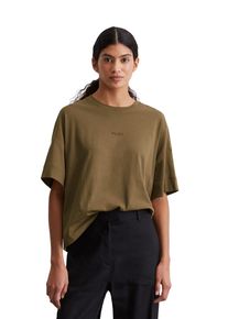 Marc O'Polo MARC O'POLO Damen T-Shirt "aus leichtem Single Jersey", braun, Basic, Gr. XXL, unifarben, Obermaterial: 100% Baumwolle, Shirts