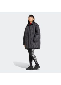 Damen Outdoorjacke "QUILTED MID", schwarz, sportlich, Gr. XL, adidas originals, Obermaterial: 100% Polyamid, Jacken