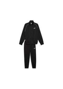 Puma Herren Trainingsanzug "Gewebter Trainingsanzug mit Paspeln Herren", schwarz, Gr. XXL, Obermaterial: 100% Polyester, Sportanzüge