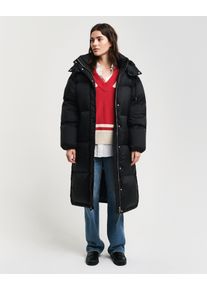 Gant Damen Steppmantel "FULL LENGTH DOWN COAT", schwarz, casual, Gr. XXL, Web, Obermaterial: 100% Polyamid. Futter: 55% Polyester, 45% Viskose.