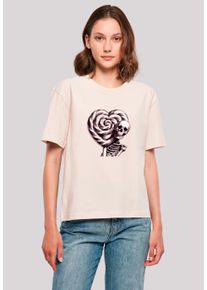 F4NT4STIC Damen T-Shirt "Süße Süßigkeiten Herzform Liebe", pink, casual, Gr. S, Obermaterial: 100% Baumwolle, Shirts, Premium Qualität