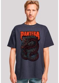 F4NT4STIC Herren T-Shirt "Pantera Venomous Snake", blau, casual, Gr. 5XL, Obermaterial: 100% Baumwolle, Shirts, Premium Qualität