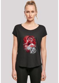 F4NT4STIC Damen T-Shirt "Marvel Avengers Endgame Hulk Brushed", schwarz, casual, Gr. XS, Obermaterial: 100% Baumwolle, Shirts, Damen,Premium