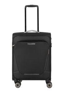 Travelite Handgepäck-Trolley "JETPACK Multi Light 4 Cabin, konzipiert für Condor & Ryanair", schwarz, Polyester, unifarben mit Farbeinsätzen, Koffer,