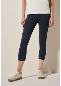 Cecil Damen Leggings, blau, casual, Gr. XL, unifarben, Web, 95% Baumwolle, 5% Elasthan, Hosen, soft