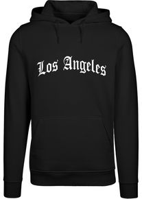 MisterTee Herren Kapuzensweatshirt "MisterTee Los Angeles Hoody", schwarz, Gr. XL, unifarben, 65% Baumwolle, 35% Polyester, Sweatshirts