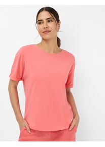Brax Damen Kurzarmshirt "Style CAELEN", rot, Gr. 34, 47% Baumwolle, 47% Modal, 6% Elasthan, Shirts