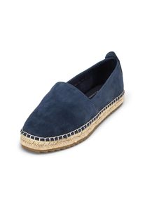 Marc O'Polo MARC O'POLO Damen Espadrille "aus Suede-Ziegenleder", Gr. 40, blau, Obermaterial: 100% Leder (Ziege), unifarben, Schuhe