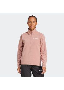 adidas terrex Damen Sweatshirt "W MT ESS HZ FL", rosa, sportlich, Gr. M, Obermaterial: 100% Polyester, Sweatshirts