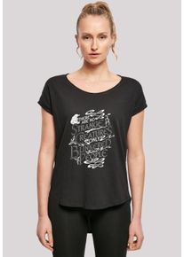 F4NT4STIC Damen T-Shirt "Phantastische Tierwesen Strange Creatures", schwarz, casual, Gr. XS, Obermaterial: 100% Baumwolle, Shirts, Damen,Premium