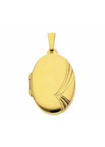 Adelia´s ADELIA ́S Damen Ketten-Anhänger "Damen Goldschmuck 333 Gold Medaillon Anhänger", Gelbgold 333, gold, Gelbgold 333, Schmuckanhänger, 333 Gold