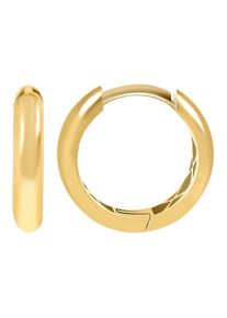 Adelia´s ADELIA ́S Damen Paar Creolen "Neuheit 2025 - Damen Creolen aus poliertem Gold 333 Ø 15 mm", Damen, Gelbgold 333, gold, Gelbgold 333, Ohrringe
