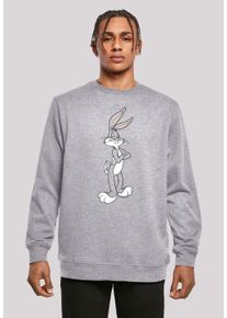 F4NT4STIC Herren Kapuzenpullover "Looney Tunes Bugs Bunny Crossed Arms", grau, casual, Gr. S, Obermaterial: 50% Baumwolle, 50% Polyester, Pullover,