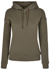 Urban Classics Damen Kapuzenpullover "Urban Classics Damen Ladies Organic Hoody", grün, casual, Gr. S, unifarben, 100% Baumwolle, Pullover